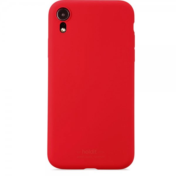 holdit iPhone Xr -silikonisuoja, Ruby Red