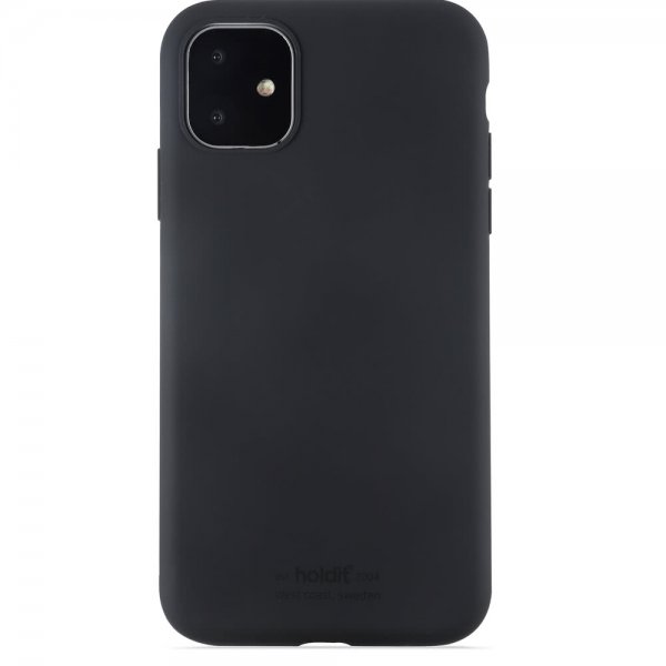 holdit iPhone 11 Silikonikuori Musta