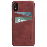 Krusell iPhone Xr Suojakuori Sunne Cardcover Vintage Red