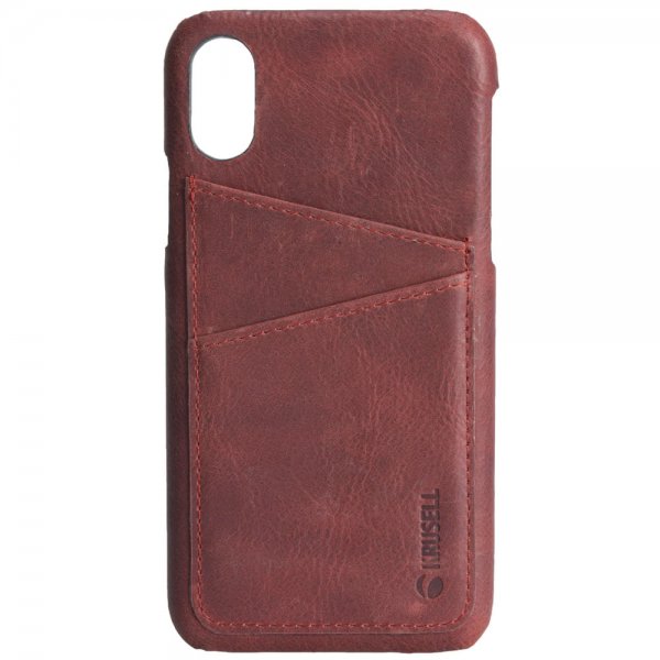 Krusell iPhone Xr Suojakuori Sunne Cardcover Vintage Red