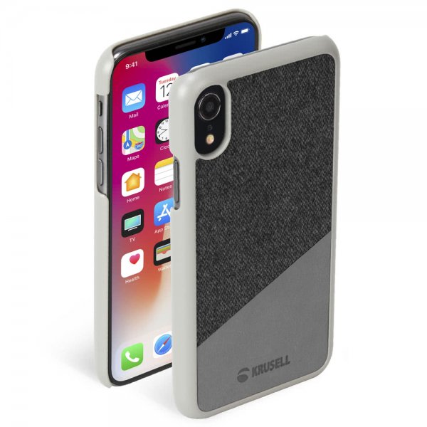 Krusell iPhone Xr Kuori Tanum Suoja Harmaa