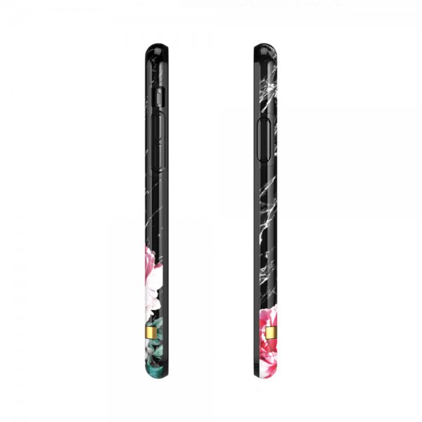 Richmond & Finch iPhone Xr Suojakuori Black Marble Floral