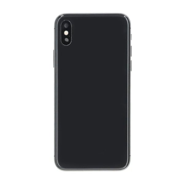 iPhone XS Takaosa täydellä rungolla OEM - Musta