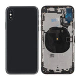 iPhone XS Takaosa täydellä rungolla OEM - Musta