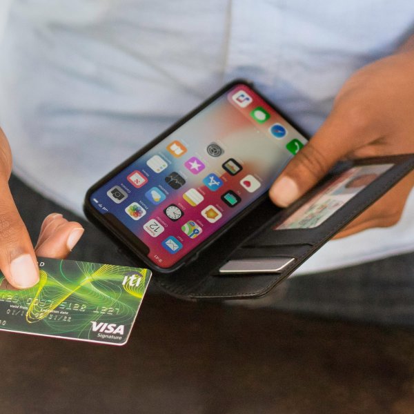 Twelve South iPhone Xs Max Lompakkokotelo Journal Musta