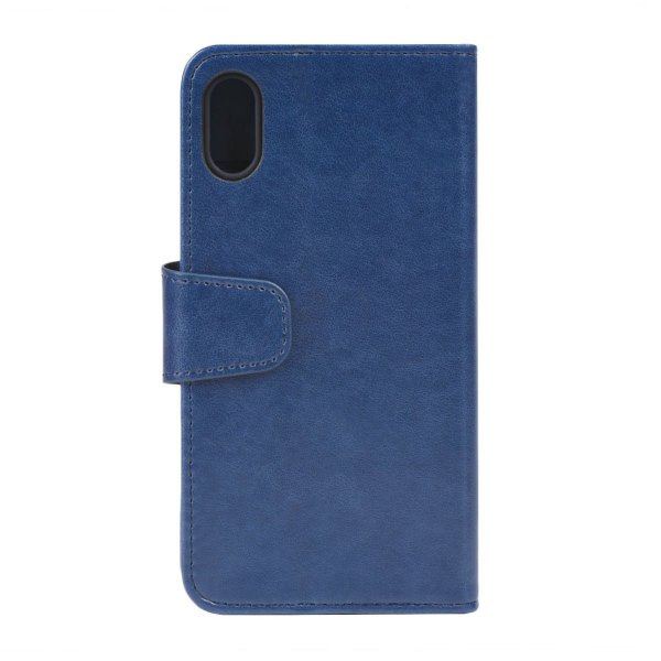 iPhone Xs Max Kotelo, jossa on taitettava korttipaikka, sininen