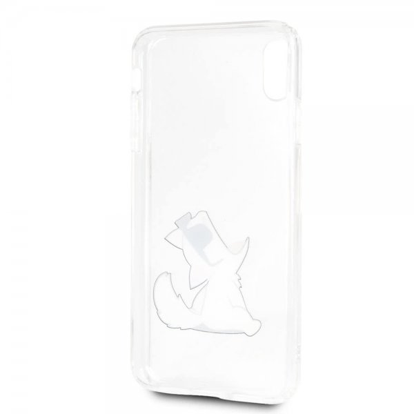 Karl Lagerfeld iPhone Xs Max -suojakuori Fun Choupette Transparent