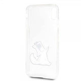 Karl Lagerfeld iPhone Xs Max -suojakuori Fun Choupette Transparent