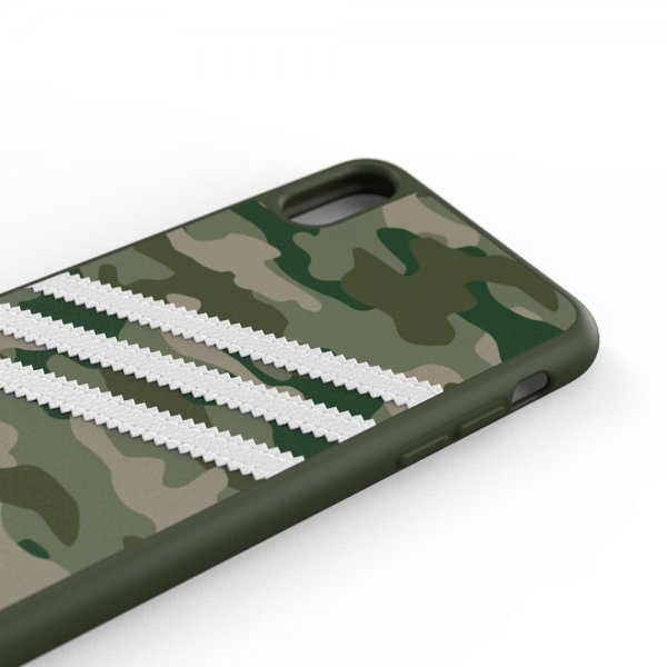 Adidas iPhone Xs Max Kuori OR Moulded Case Camo FW19 Raw Green