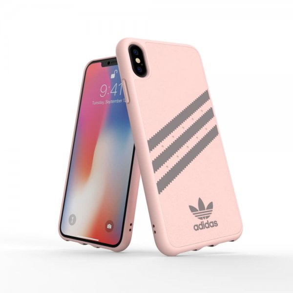Adidas iPhone Xs Max Kuori OR Moulded Case FW18 SUEDE FW18 Icey Pink Grey