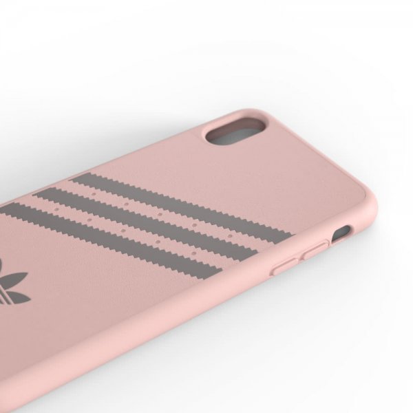 Adidas iPhone Xs Max Kuori OR Moulded Case FW18 SUEDE FW18 Icey Pink Grey