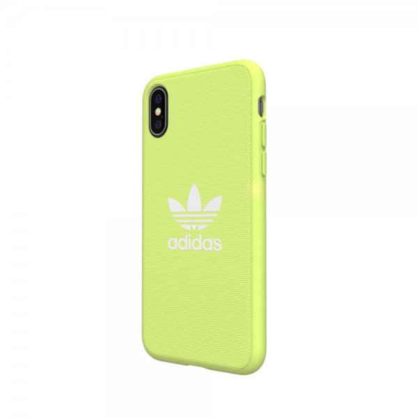 Adidas iPhone X/Xs -kuori OR Moulded Case SS19 CANVAS keltainen