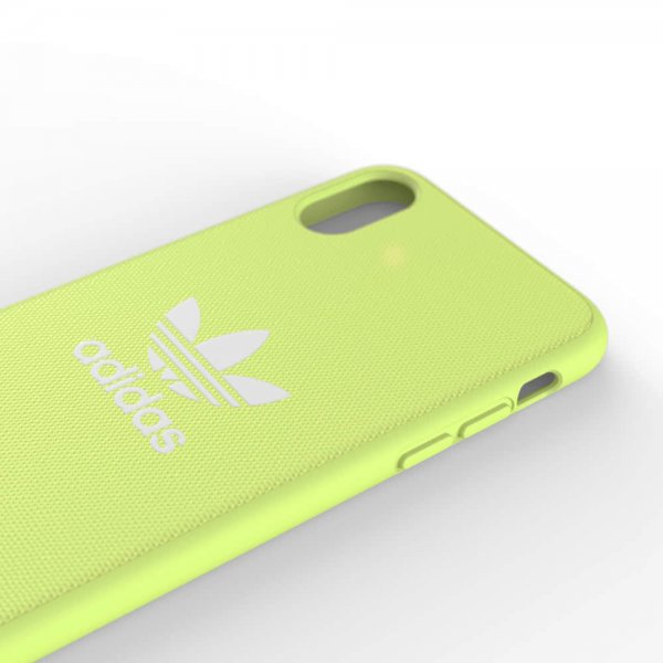 Adidas iPhone X/Xs -kuori OR Moulded Case SS19 CANVAS keltainen