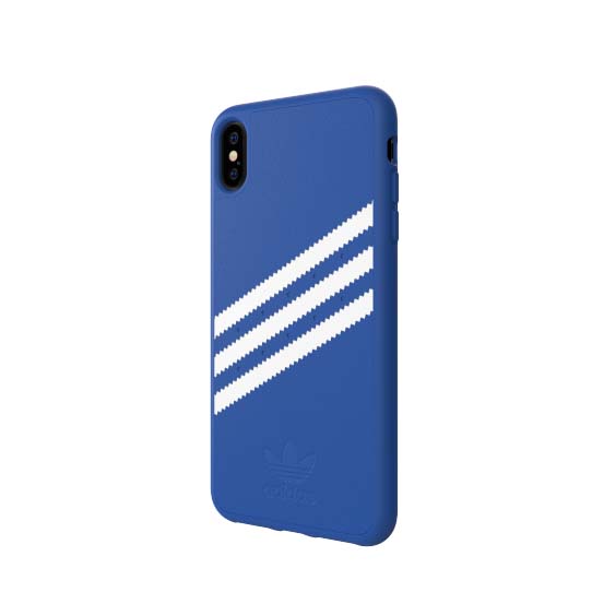 Adidas iPhone Xs Max kuori OR Moulded Case Suede FW18 sininen