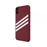 Adidas iPhone Xs Max Kuori OR 3-Stripes Snap Case Suede SS19 Punainen
