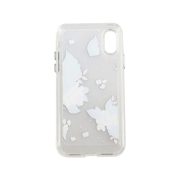 iPhone X/iPhone Xs Kuori Kuviollinen Siniset Lehdet