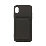 iPhone X/iPhone Xs Kuoret Korttikotelo Musta