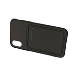 iPhone X/iPhone Xs Kuoret Korttikotelo Musta