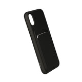 iPhone X/iPhone Xs Kuoret Korttikotelo Musta