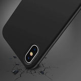 Rvelon iPhone X/iPhone Xs -silikonisuojakuori, musta