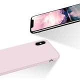 Rvelon iPhone X/iPhone Xs Kuoret Silikoni Hiekkaruusu