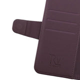 Rvelon iPhone X/iPhone Xs -kotelo, taitettava korttipaikka, violetti