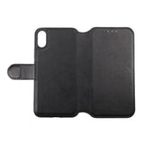 Rvelon iPhone X/iPhone Xs -kotelo, taitettava korttipaikka, musta