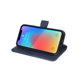 iPhone X/iPhone Xs Kotelo jalustalla Sininen