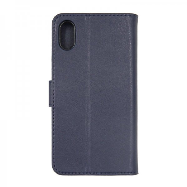 iPhone X/iPhone Xs Kotelo jalustalla Sininen