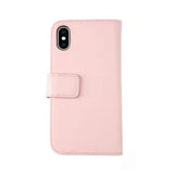 Rvelon iPhone X/iPhone Xs Kotelo Aito Nahka Pinkki