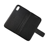 Rvelon iPhone X/iPhone Xs Kotelo Aito Nahka Musta