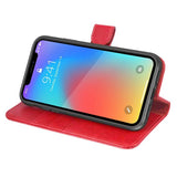 iPhone X/iPhone Xs Kotelo irrotettavalla kuorella Punainen