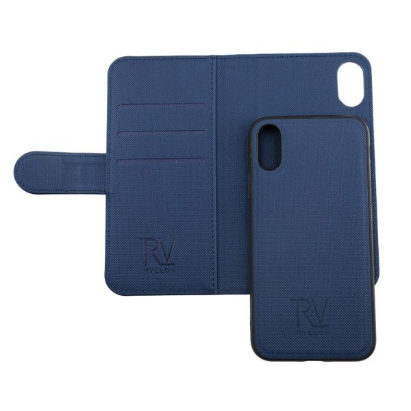Rvelon iPhone X/iPhone Xs Magneettinen irrotettava kuori, sininen