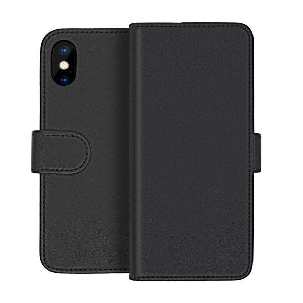 Rvelon iPhone X/iPhone Xs -kotelo, magneettisesti irrotettava kuori, musta