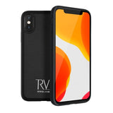 Rvelon iPhone X/iPhone Xs -kotelo, magneettisesti irrotettava kuori, musta