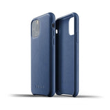 Mujjo iPhone 11 Pro -kuori, kokonahkainen suojakuori, Monaco Blue