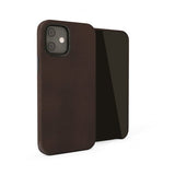 Pipetto iPhone 12 Mini Magnetic Leather Case magneettipidikkeellä, ruskea