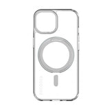 Decoded iPhone 15 -kuoret kierrätettyä muovia läpinäkyvä Loop Stand -takaosa, kirkas