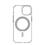 Decoded iPhone 15 -kuoret kierrätettyä muovia läpinäkyvä Loop Stand -takaosa, kirkas