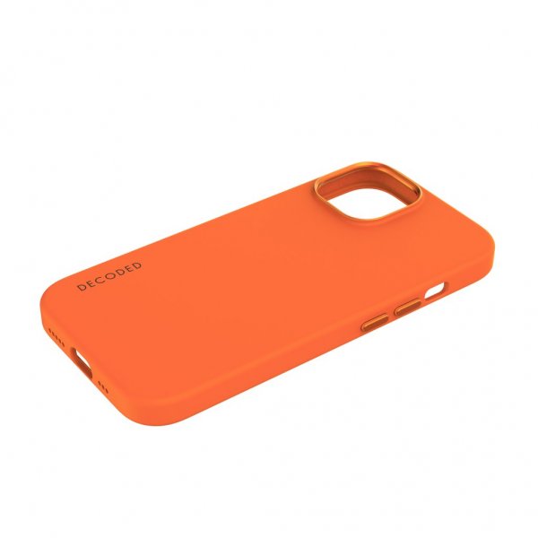 Decoded iPhone 15 Silicone Backcover Apricot