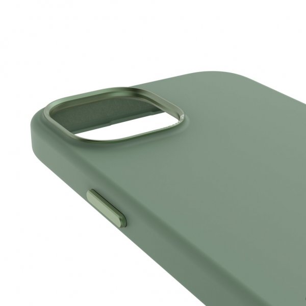 Decoded iPhone 15 Plus Skal Silicone Backcover Sage Leaf Green