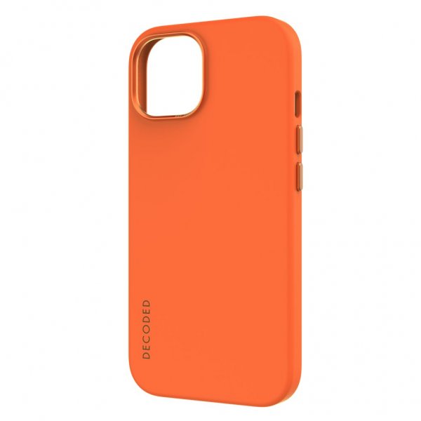 Decoded iPhone 15 Silicone Backcover Apricot