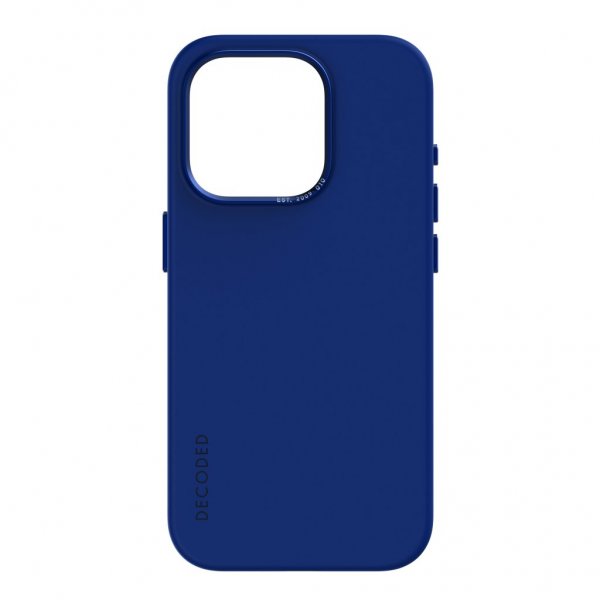 Decoded iPhone 15 Pro -silikonikuori, Galactic Blue