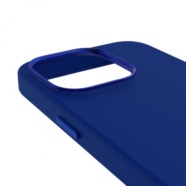 Decoded iPhone 15 Pro -silikonikuori, Galactic Blue