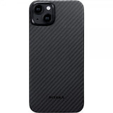 Pitaka iPhone 15 Plus Suojakuori MagEZ Case 4 Musta/Harmaa Twill