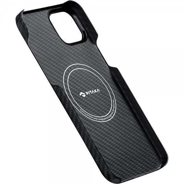 Pitaka iPhone 15 Plus Suojakuori MagEZ Case 4 Musta/Harmaa Twill