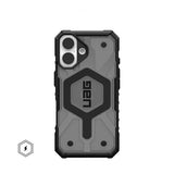 Urban Armor Gear (UAG) iPhone 16 -suojakuori Pathfinder Clear MagSafe Ash