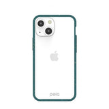 Pela iPhone 13 Mini -kuori, läpinäkyvä vihreä