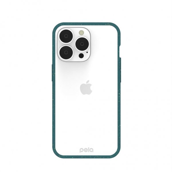 Pela iPhone 13 Pro Eco Friendly Clear -kuori, vihreä