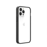 Pela iPhone 13 Pro Max -kuori, ympäristöystävällinen, läpinäkyvä, musta